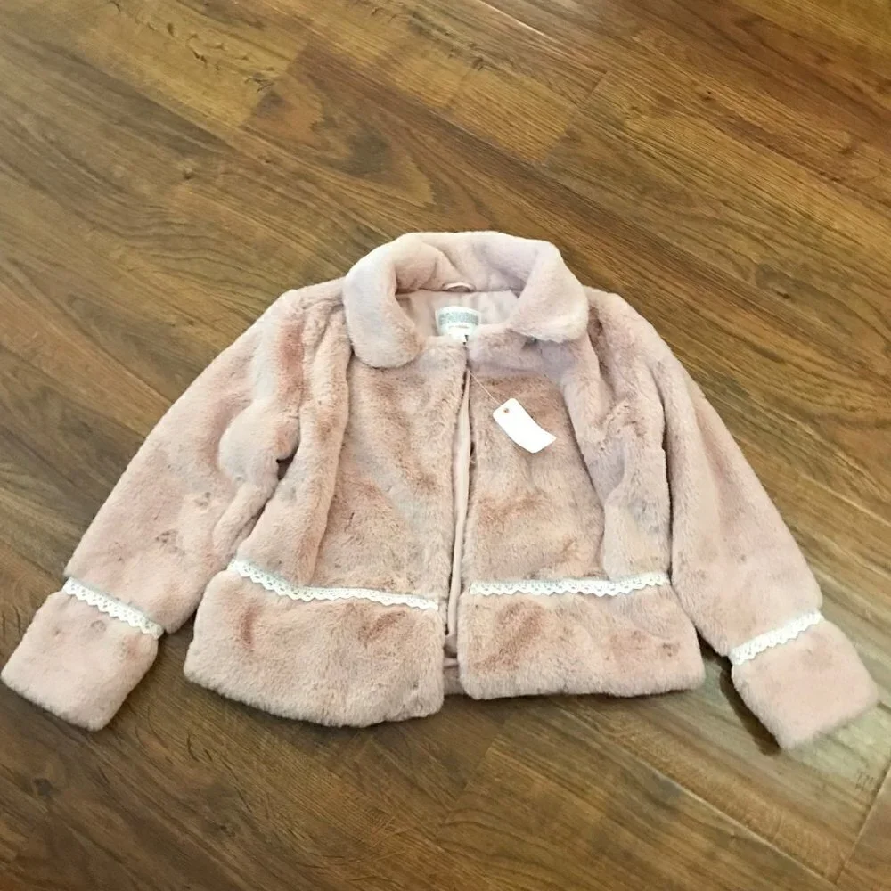 NWT Gymboree Faux Fur Coat